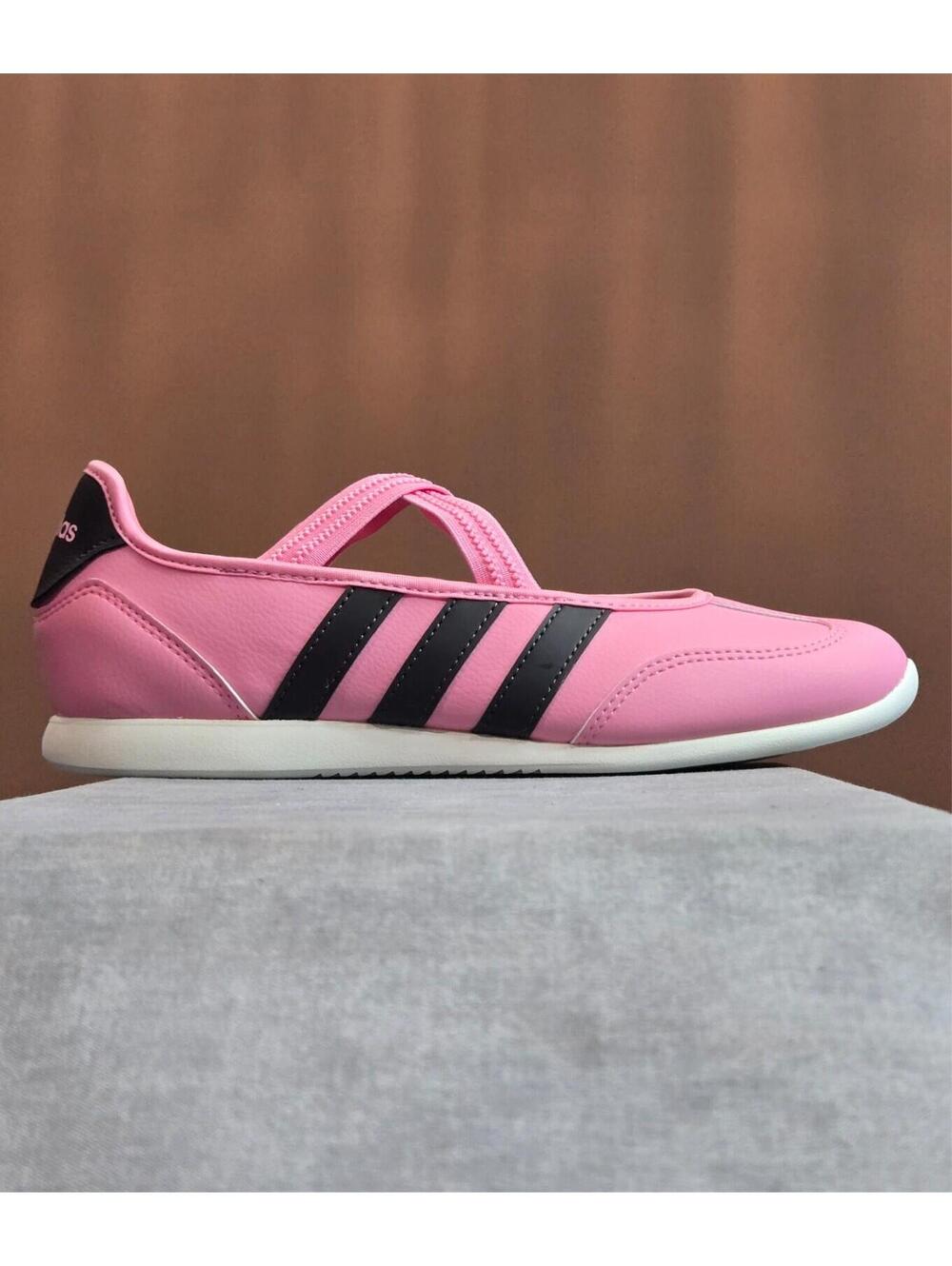 adidas Barreda Mary Jane - Pink Black White (JP6738) Youth 6.5 Women's 7.5